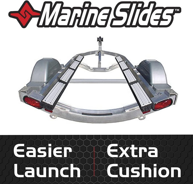 Caliber Marine Trailer Bunk Slides 23011, 3 x 15 inch, 10-Pack, White - Image 3